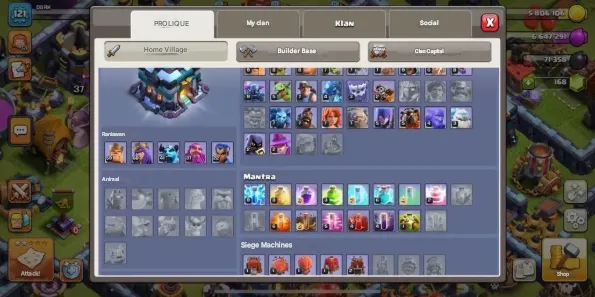 COC239 Semi Max TH13 | BK 59 AQ 60 RC 22 | 5 Builders | Strong Epic Equipment 